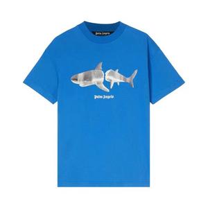 Футболки Palm Angels Shark Classic Tee 'Blue/White'