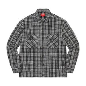 Фланелевые рубашки Supreme Тяжелая фланелевая рубашка 'Черный'