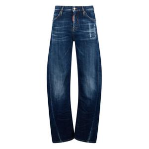 Джинсы dark smoker wash loose twist