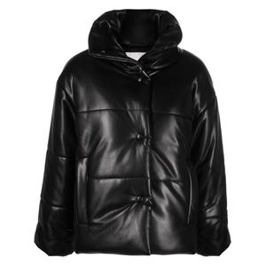 Короткий пуховик Hide из искусственной кожи
