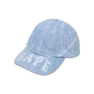 Кепки BAPE Denim Distressed Logo Cap 'Light Indigo'