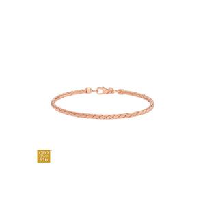 HABIB Oro Italia 916 браслет из розового золота GB94211125(2.5R) (22K золото)
