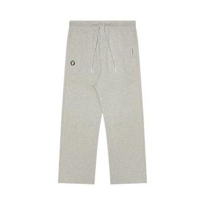 Прямые спортивные штаны AAPE Moonface Patch 'White/Heather'