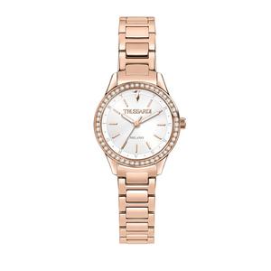 【2 года гарантии】Trussardi T-Sky 30mm White Silver Dial Ladies Quartz Watch R2453151503