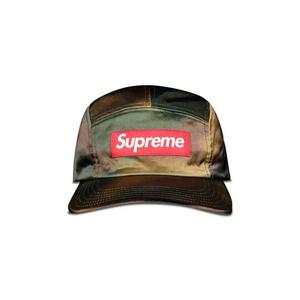 Кепки Supreme Washed Satin Camo Camp Cap 'Вудленд камуфляж'