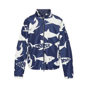 Бомбер с принтом Shark