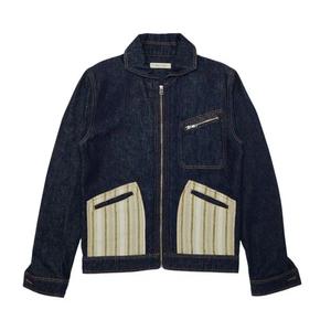 Джинсовые куртки Wales Bonner Miles Denim Jacket 'Blue/Multicolor'