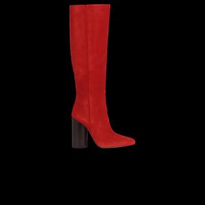 Кроссовки Wmns Ferragamo Pampero Suede Knee-High Boot 'Red'