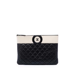 2016-2017 Medium CC Bicolor Quilted Lambskin клатч