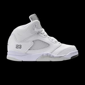 Повседневные баскетбольные кроссовки Air Jordan 5 Retro PS «White Metallic» 2015