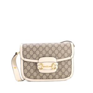Сумка через плечо Horsebit 1955 GG Coated Canvas with Leather Small