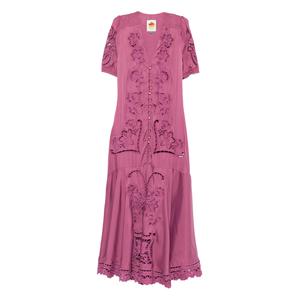 Платье макси с цветочным принтом