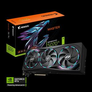 GIGABYTE AORUS GeForce RTX 5070 Ti MASTER 16G видеокарта