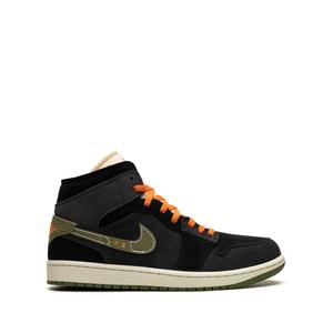 Кроссовки Air Jordan 1 Mid SE Craft Anthracite/Light Olive