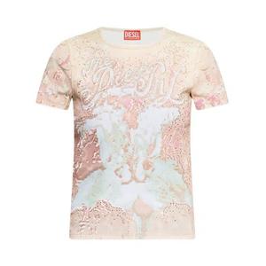 Футболки с коротким рукавом Diesel T-Bril Short-Sleeve Top 'Pink'