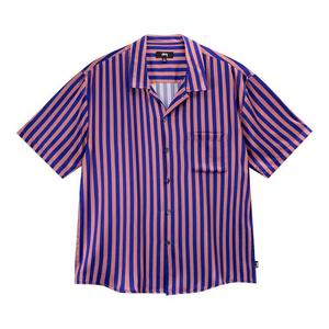 Рубашки на пуговицах Stussy Striped Silk Shirt 'Blue'