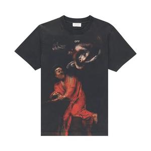 Футболка Off-White Saint Matthew Slim Short-Sleeve Tee 'Черный/Мультиколор'