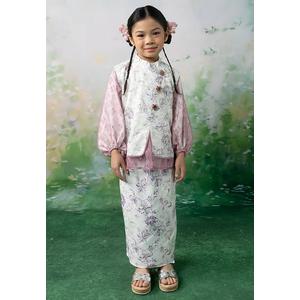 Современный вышитый комплект Hana Kurung