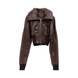 Кожаные куртки Rick Owens Dracuflight 'Grease'