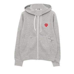 Худи с замком Comme des Garçons PLAY Hoodie 'Grey'