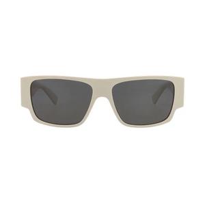 Очки Bottega Veneta Квадратные солнцезащитные очки 'White/Grey'