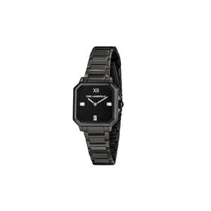 【2 года гарантии】KARL LAGERFELD 33mm Женские черные квадратные кварцевые часы R0553102504
