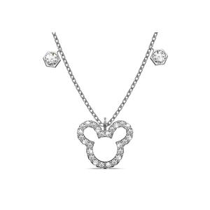 Подвеска-кулон с силуэтом Микки Мауса, украшенная кристаллами SWAROVSKI®