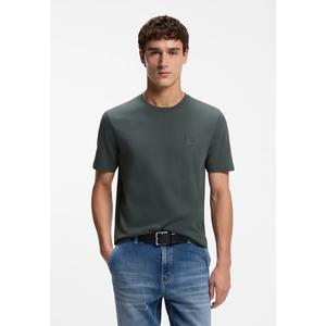 Логотип Patch Cotton Jersey T-Shirt - BOSS Orange