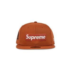 Кепки Supreme x MLB Teams Box Logo New Era 'Burnt Orange - Detroit'