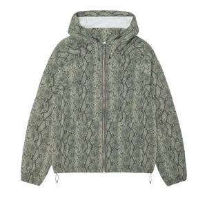 Верхняя одежда Stussy Beach Shell Змеиный принт Нейлон 'Оливковый'