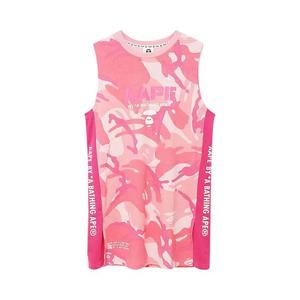 Топы AAPE Mesh Tape Tank Top 'Pink/Multi'