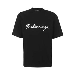 Футболки Balenciaga Medium Fit T-Shirt «Черный/Белый»