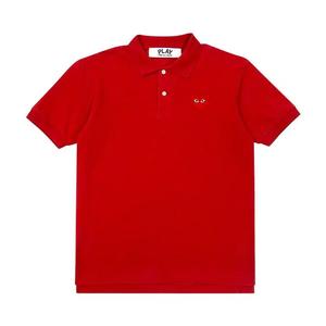 Поло Comme des Garçons PLAY Big Heart Polo T-Shirt 'Красный'