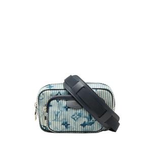 Сумка через плечо Monogram Denim Watercolor Hickory Stripes Outdoor Pouch (2021 год)
