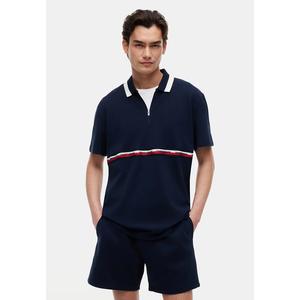 Свободное поло с четвертной молнией - Tommy Jeans