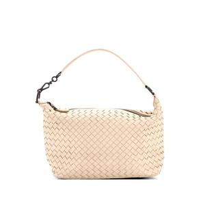 Маленькая сумка на плечо Zip Hobo с плетением Intrecciato