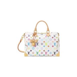 Дорожные сумки Louis Vuitton x Takashi Murakami Speedy Soft 30 'Многоцветный/Белый Monogram Canvas'