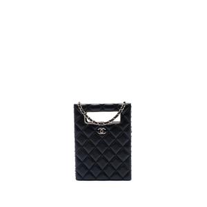 Стеганая сумка-сэтчел Caviar Chain Around Cut Out Evening Box Bag (2021-2026 годы)