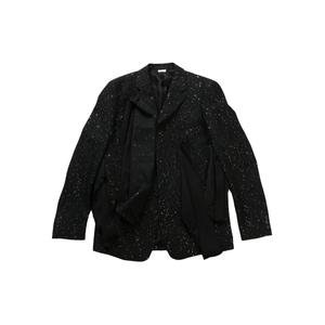 Пиджак с отделкой воланами