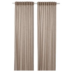 SILVERLÖNN полупрозрачные шторы, 1 пара