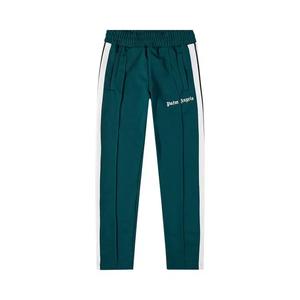 Palm Angels узкие тренировочные брюки Track 'Green/White'