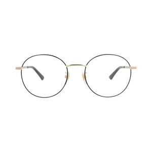 Очки Gucci Round-Frame Metal Optical Frames 'Black/Gold/Transparent'