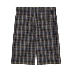 Шорты ERL Check Woven Shorts 'Серый'