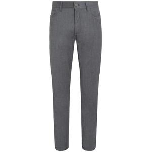 Брюки из каменной стирки Roccia из шерсти