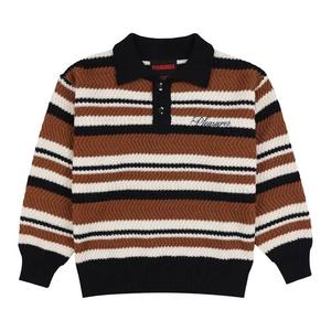 Свитера Pleasures Cooper Polo Sweater 'Brown'