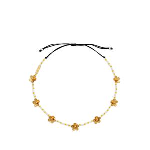Колье Daisy с бусинами