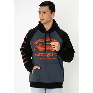Худи-реглан Harley-Davidson® Old English Stacked Bar & Shield