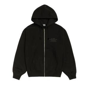 Толстовки на молнии Stussy International Designs Zip Hoodie 'Black'