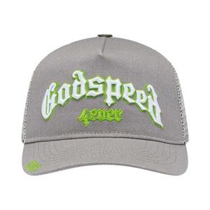 Кепки-дальнобойщики Godspeed Forever Trucker Hat 'Grey/Lime'