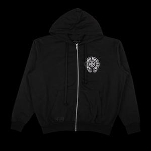 Молнии Chrome Hearts Los Angeles Zip-Up Hoodie Sweatshirt «Черный»